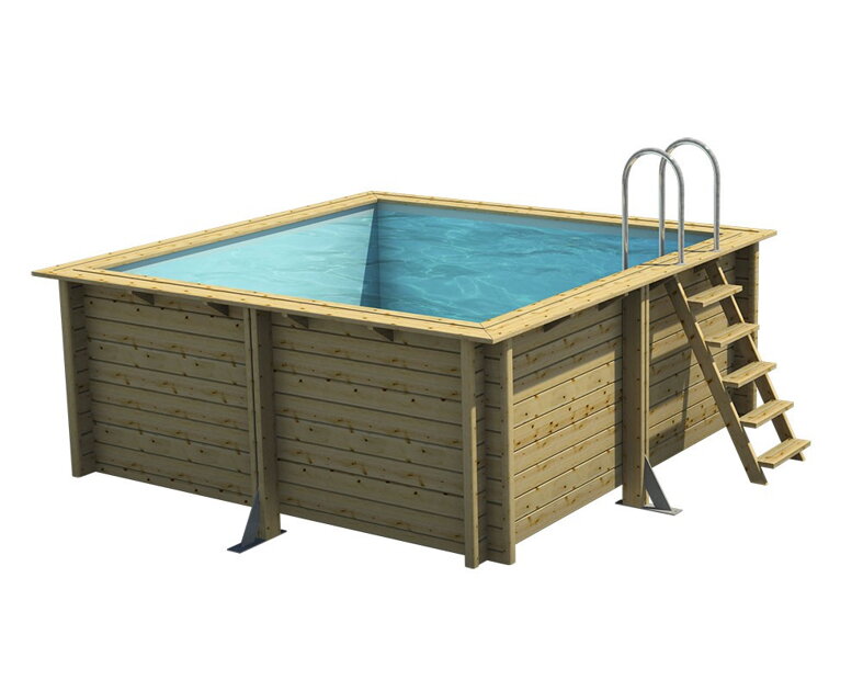 как сделать деревянный бассейн