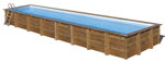 Drevený bazén TPG: 1218 x 427 x 146 cm