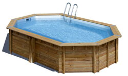 Drevený bazén TPG: 551 x 351 x 119 cm