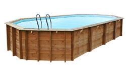 Drevený bazén TPG: 872 x 472 x 146 cm