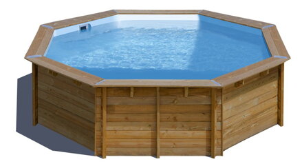 Drevený bazén TPG: Ø 500 x 127 cm
