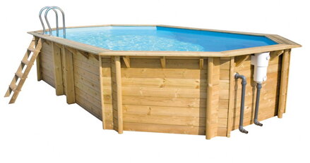 Drevený bazén WPP: 495 x 345 x 120 cm